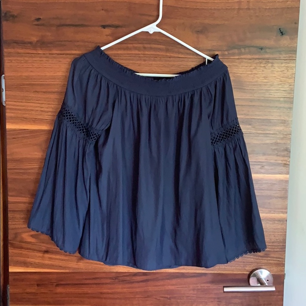 Ramy brook silk off the shoulder top